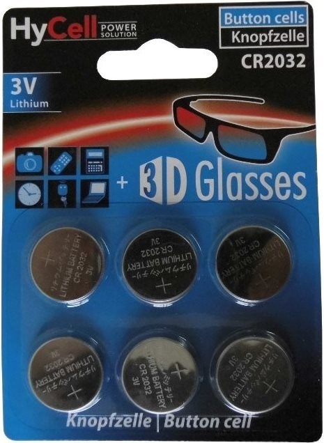 Produktbild HyCell CR 2032 (6 Stk., CR2032, 200 mAh)