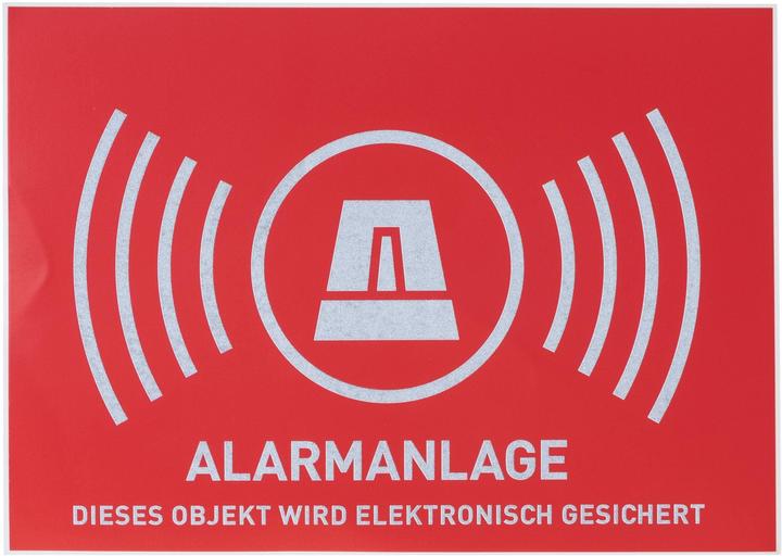 Produktbild Abus Warnaufkleber