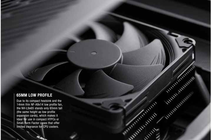 Actual product image Noctua NH-L9x65 chromax.black (65 mm)