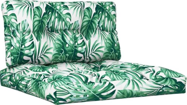 Actual product image vidaXL 10-piece garden lounge set with cushions (80 x 40 x 12 cm, 80 x 80 x 12 cm)