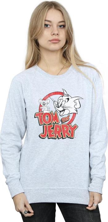 Immagine prodotto Tom & Jerry Distressed Logo Felpa Donna (M)