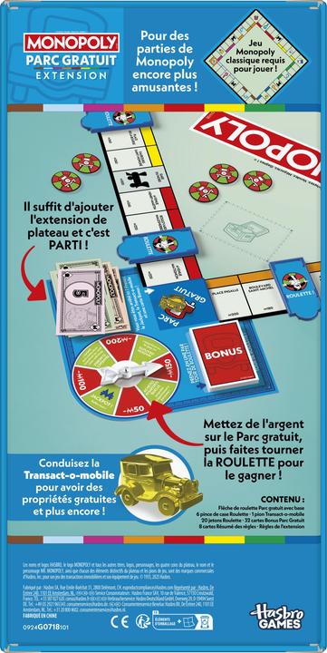 Actual product image Hasbro Monopoly Park kostenlos (French, 2 - 6 Players)