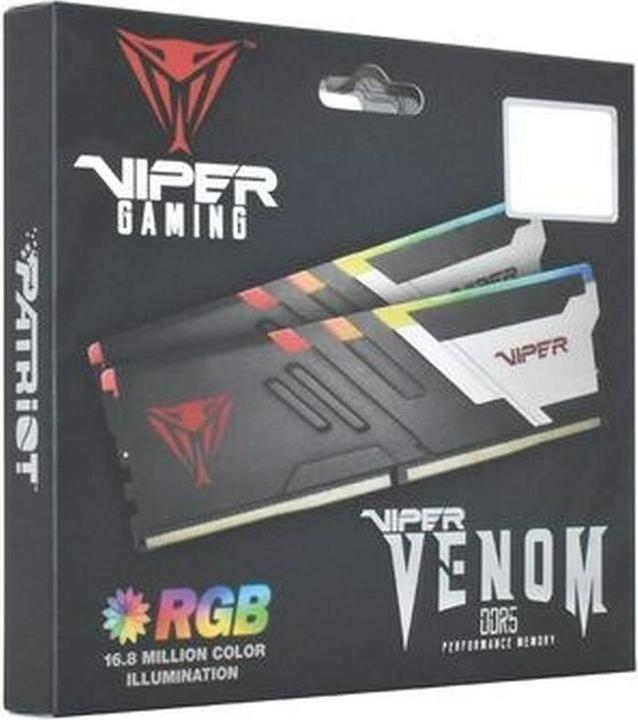 Produktbild Patriot Viper Venom RGB (2 x 16GB, 6000 MHz, DDR5-RAM, DIMM)
