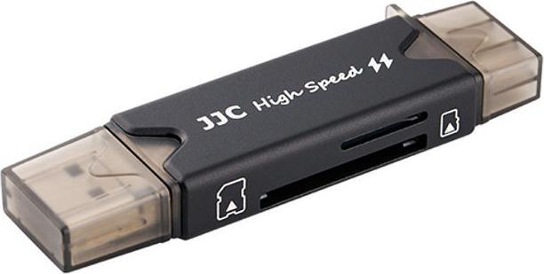 Productafbeelding JJC CR UTC3 ZWART USB 3.0 Kaartlezer (Micro USB, USB 3.0, USB-C)