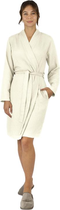 Actual product image Normani Ladies' dressing gown in bamboo waffle pique Manisa - 9629 (XL, XXL)