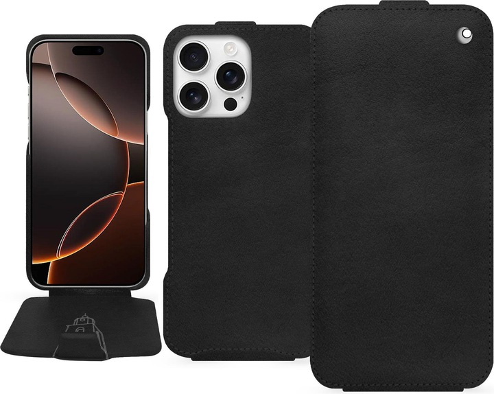Actual product image Noreve Vertical leather shell (Apple iPhone 16 Pro)