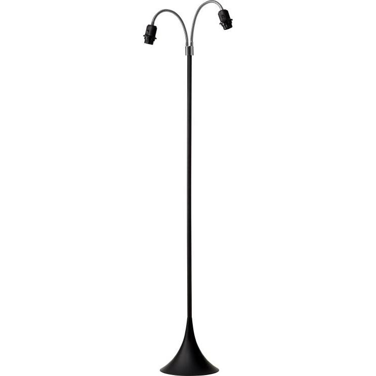 Nielsen Light, Stehlampe, Gulvlampe Fodgaenger Excl. Skaerme Sort Mat