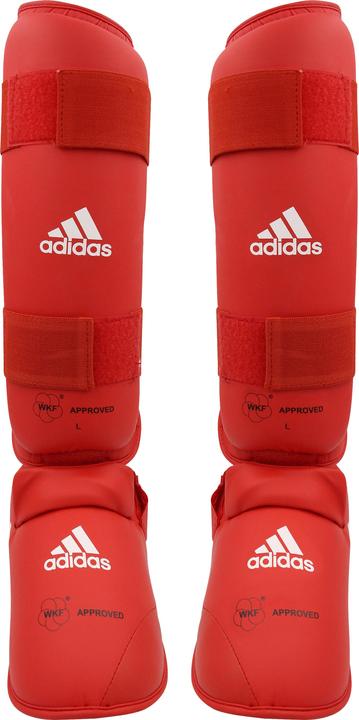 Actual product image adidas Shin & Instep Guards WKF approved red, 661.35 (40, 41)