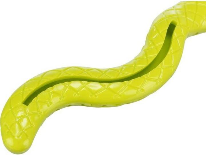 Actual product image Trixie Dog Toy Snack Snake, 27 cm, Green (Dog chew toy)