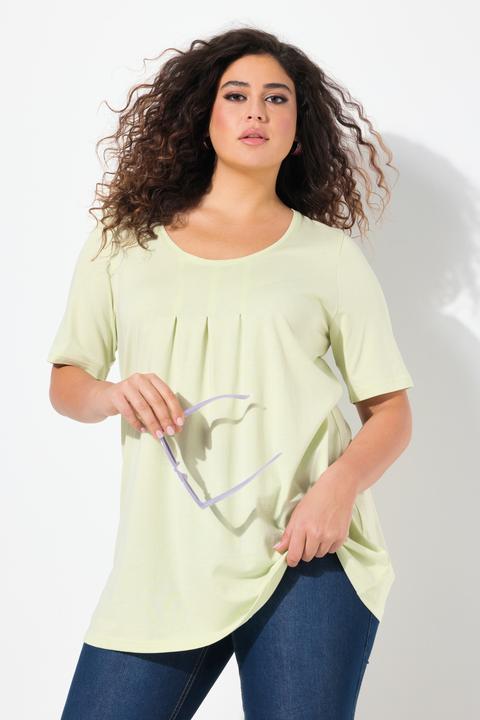 Actual product image Ulla Popken Essential Front Pleat Tee (42, 44)