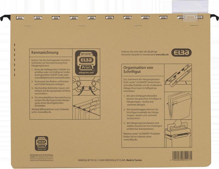 Produktbild Elba Hängehefter Vertic (A4, 1x)