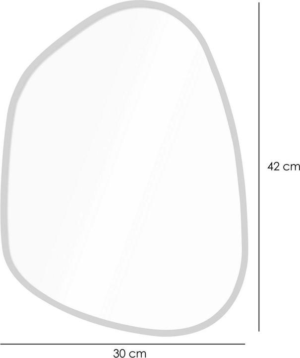 Actual product image Hanah Home Asymmetric Design Decorative Mirror