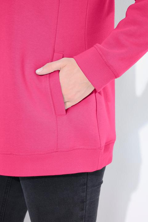 Produktbild Ulla Popken Sweatshirt, weiter Stehkragen, Taschen, Raglan-Langarm (54)