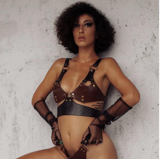 Actual product image Liebe Seele Leather Bustier (S)