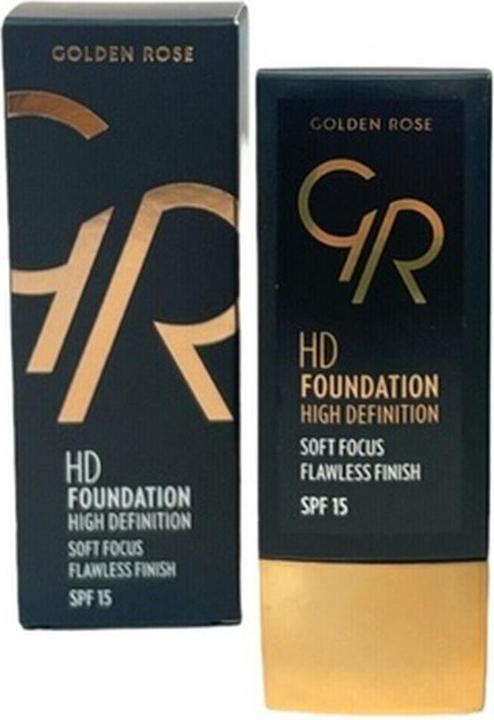 Actual product image Golden Rose HD Hydrating Foundation SPF 15 1oz 30ml - New!