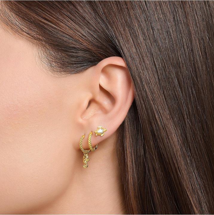 Actual product image Thomas Sabo Single stud earrings turtle gold (925 silver)