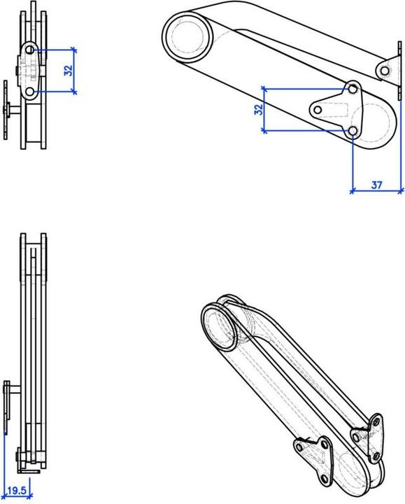 Produktbild Peka Metall Bremsklappenstütze maxi