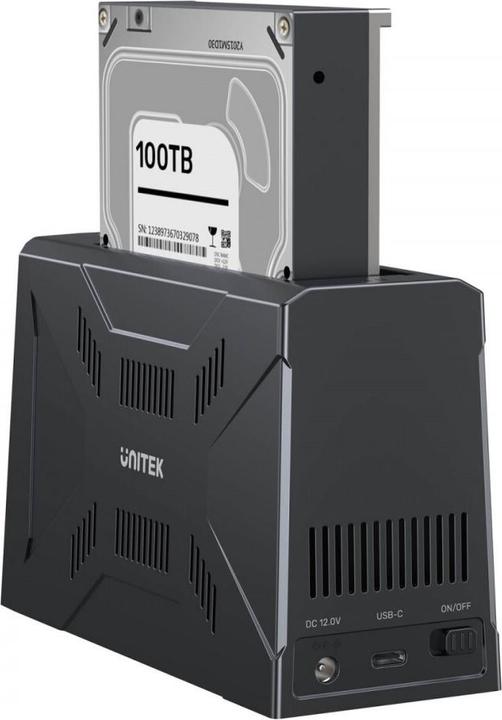 Actual product image Unitek USB4 M.2 SSD Dockingstation / Klonstation mit 4 Einschüben