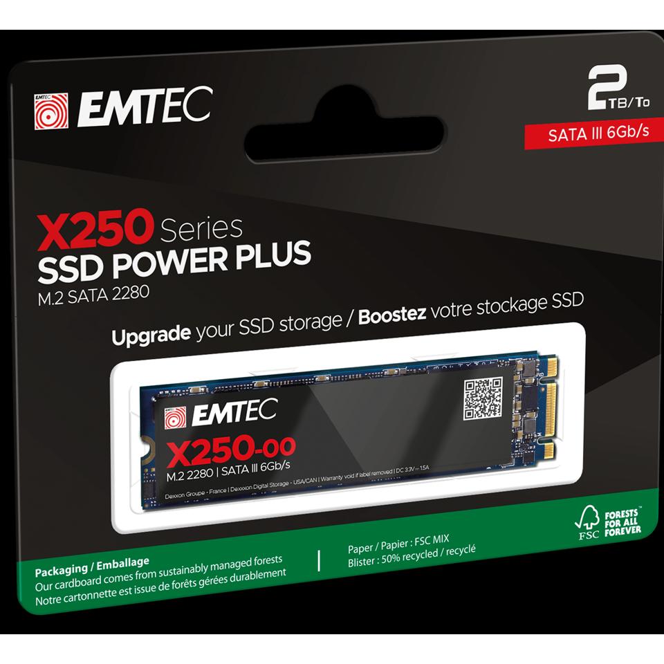 Thumbnail - Emtec X250 (2000 GB, M.2 2280), SSD