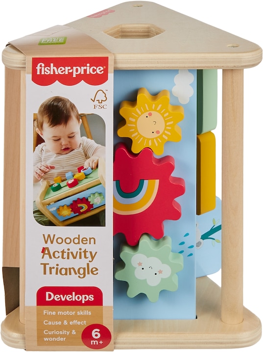 Actual product image Fisher-Price Wooden motor skills play triangle