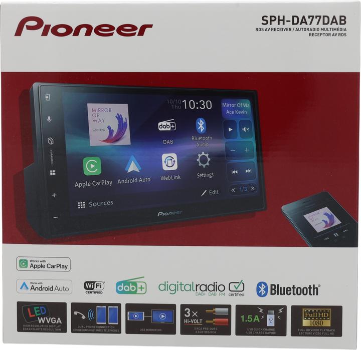 Actual product image Pioneer SPH-DA77DAB (Android car, Apple Carplay, MirrorLink)
