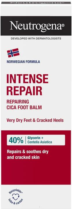 Actual product image Neutrogena Norwegian FormulaÂ® Intense Repair Foot Cream (Foot cream & foot gel, 50 ml)