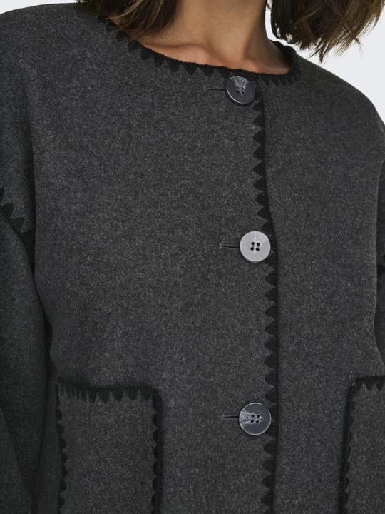 Produktbild Only Reverskragen Tief angesetzte Schulter Mantel Jacke (M)