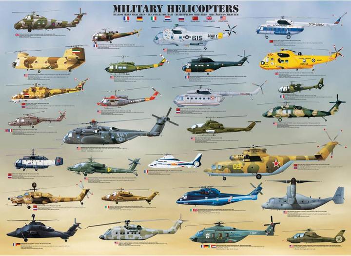 Produktbild Eurographics Militärhelikopter (1000 Teile)