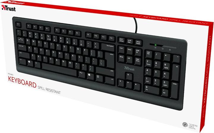 Immagine prodotto Trust Tastiera Primo USB QWERTY US English Nero (US, Cablato)