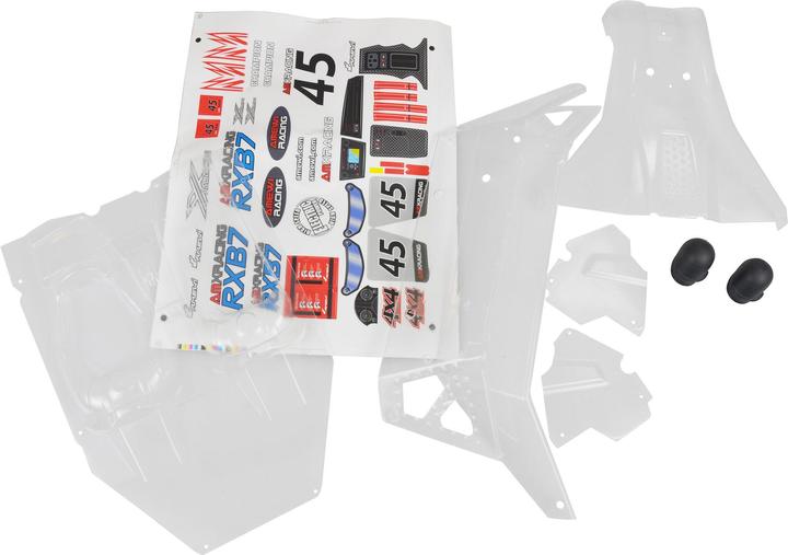 Amewi Karosserieteile RXB7 unlackiert 1:7