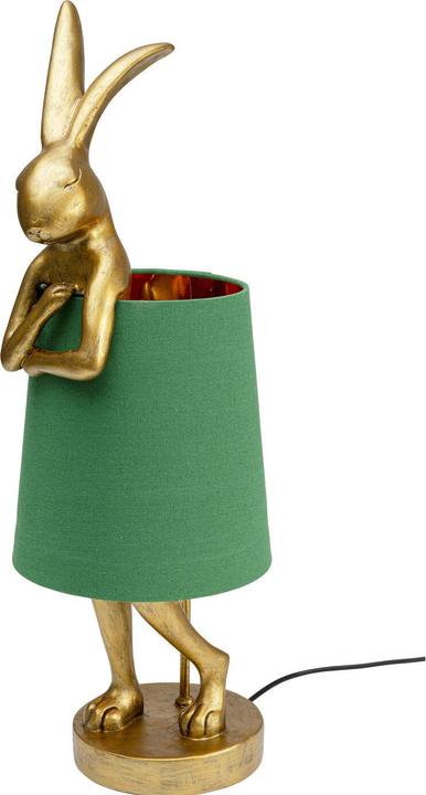 Image du produit Kare Design Lampe de table Animal Rabbit Or/Vert 68cm (E14)