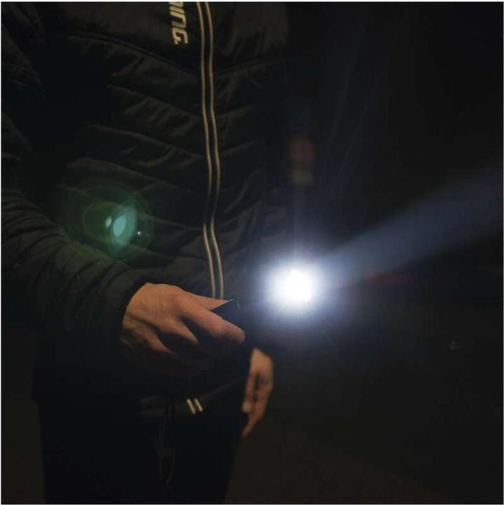 Actual product image Emos LED metal torch, 500 lm, 4× AAA, FOKUS (12.80 cm, 500 lm)