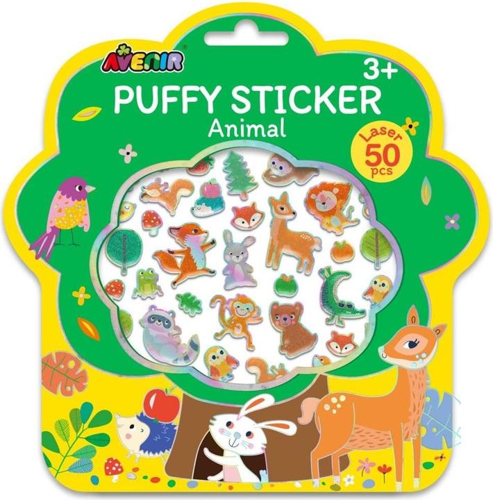 Avenir Fluffy 3D stickers (50 Sticker)