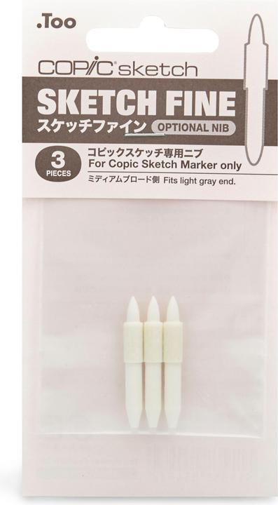 Actual product image Copic Replacement tip Sketch Replacement tip Fine, 3 pieces (3x)