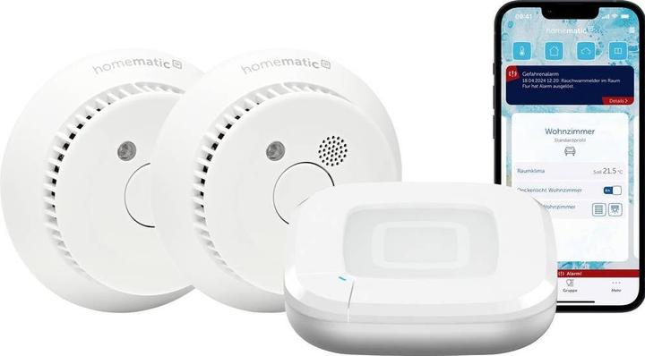 Produktbild Homematic IP Starterkit Rauchwarnmelder