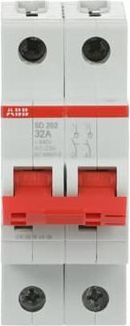 Actual product image ABB SD202/32 Switch-disconnector 2P, 32A 2CDD282101R0032