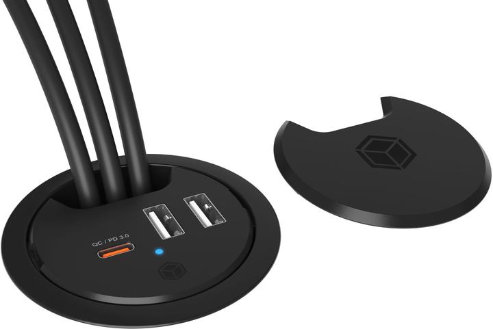 Actual product image Icy Box IB-HUB1407 (30 W, 3 ports)