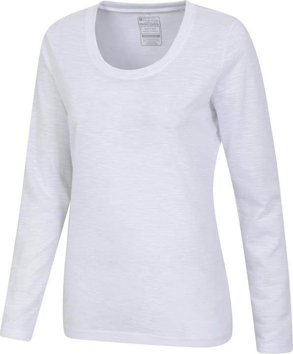 Actual product image Mountain Warehouse Womens/Ladies Agra Slub Long-Sleeved Top (44)