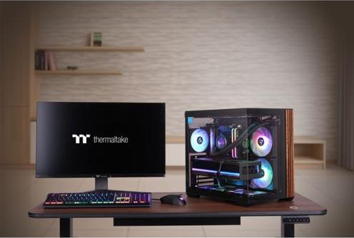 Actual product image Thermaltake Geh View 380 WS Midi Tower "ARGB" Black retail (ATX, mATX, Mini-ITX)