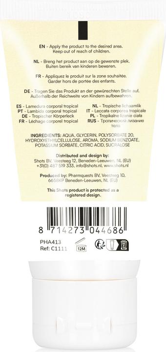 Actual product image Shots Body Lick - Tropical - 1.7 fl oz / 50 ml (50 ml)