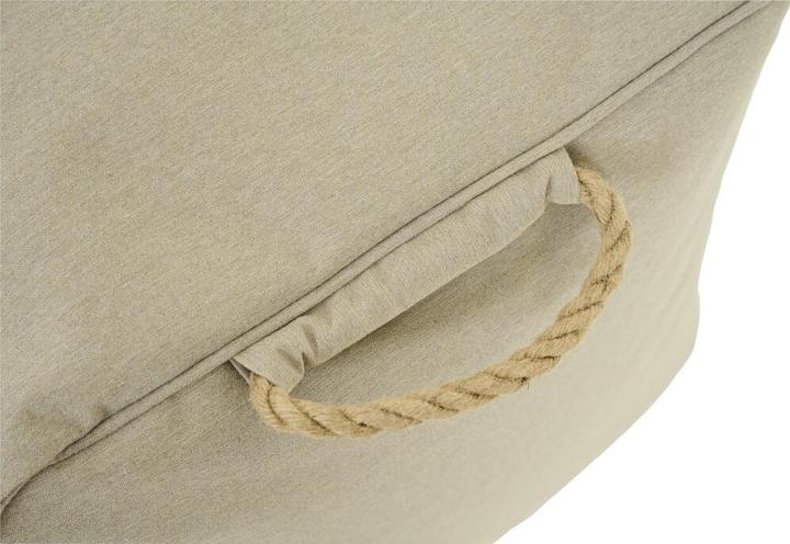 Actual product image Siena Garden Integral stool walnut Seat-footstool walnut