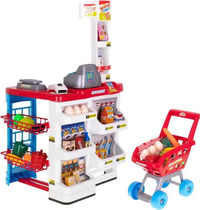 Produktbild Ikonka Supermarktkasse + Wagen Modell 2