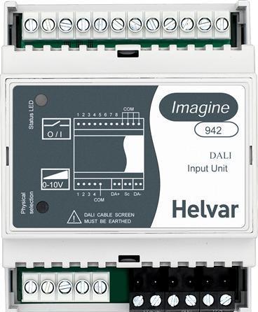 Immagine prodotto Helvar Modulo di ingresso, 8 ingressi (8 POT-FRI EL 4 POT-FRI + 4 ANALOGICI) DIGIDIM DALI