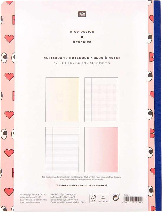 Image du produit Paper Poetry Carnets de notes EYES (A5)
