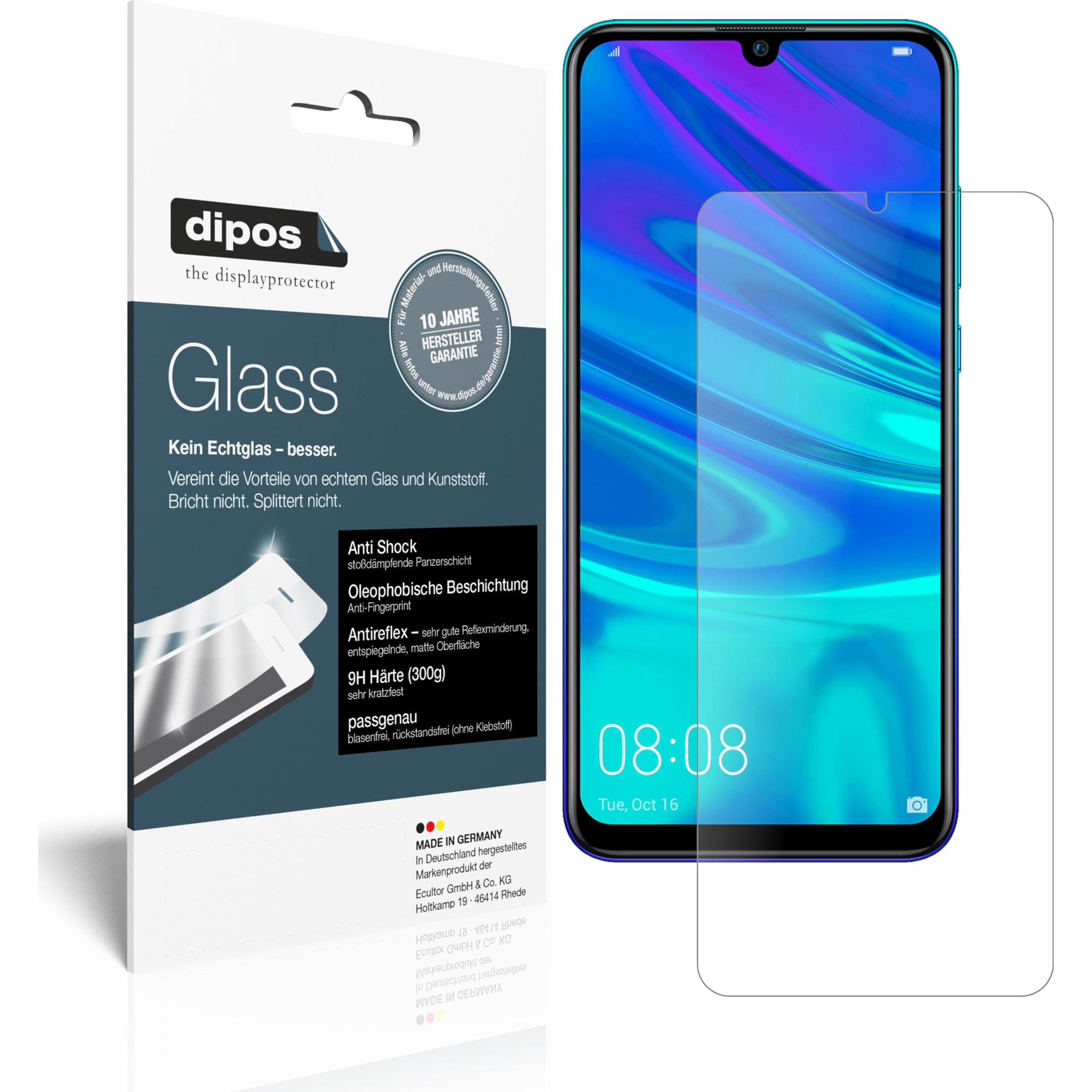 Dipos Displayschutz Anti-Shock (2 Stück, Huawei Enjoy 9S), Smartphone Schutzfolie, Transparent