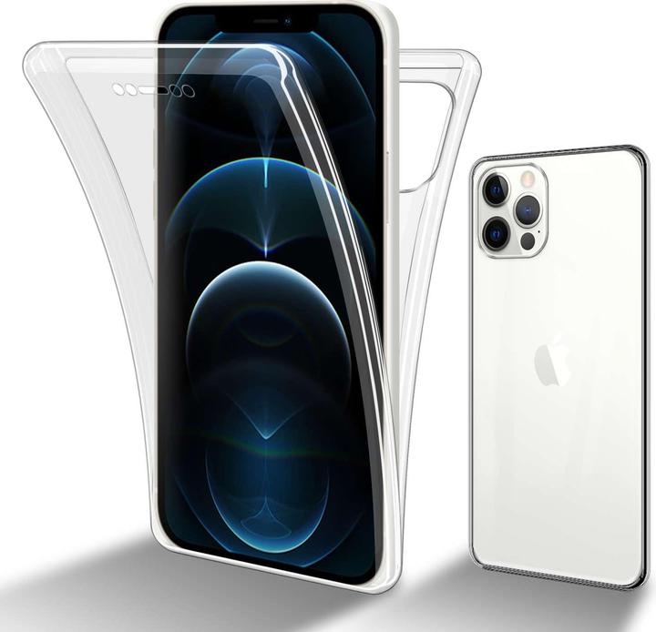 Image du produit Cadorabo Coque pour Apple iPhone 12 / 12 PRO TPU 360 Grad Case (Apple iPhone 12, Realme 12 Pro+)