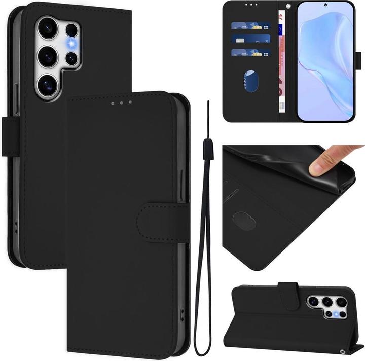 Produktbild König Design Hülle für Samsung Galaxy S25 Ultra Schutz Handy Case Klapp Tasche Wallet Etuis (Samsung Galaxy S25 Ultra)