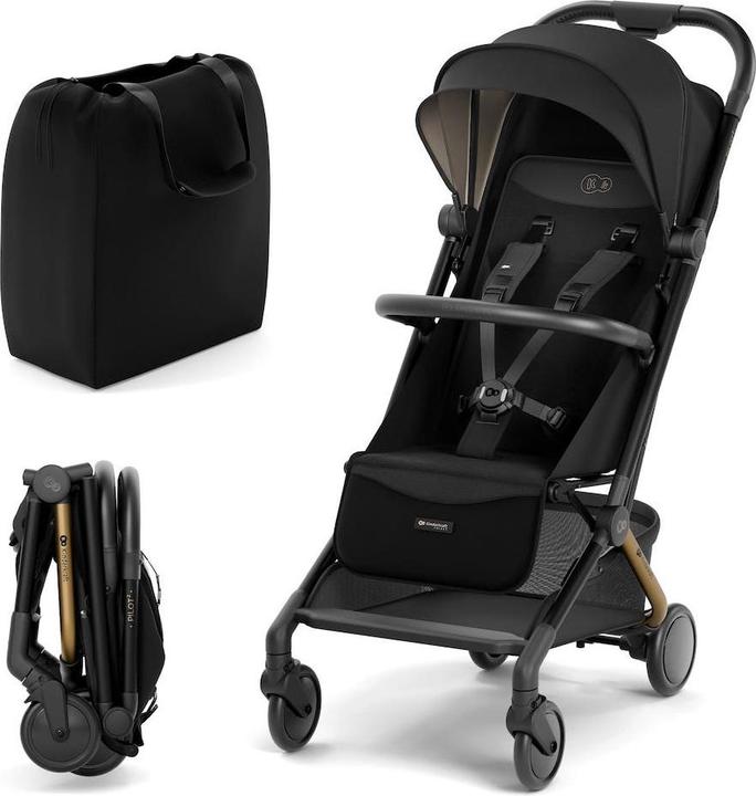 Produktbild KinderKraft Kinderwagen PILOT 2 Midnight Black