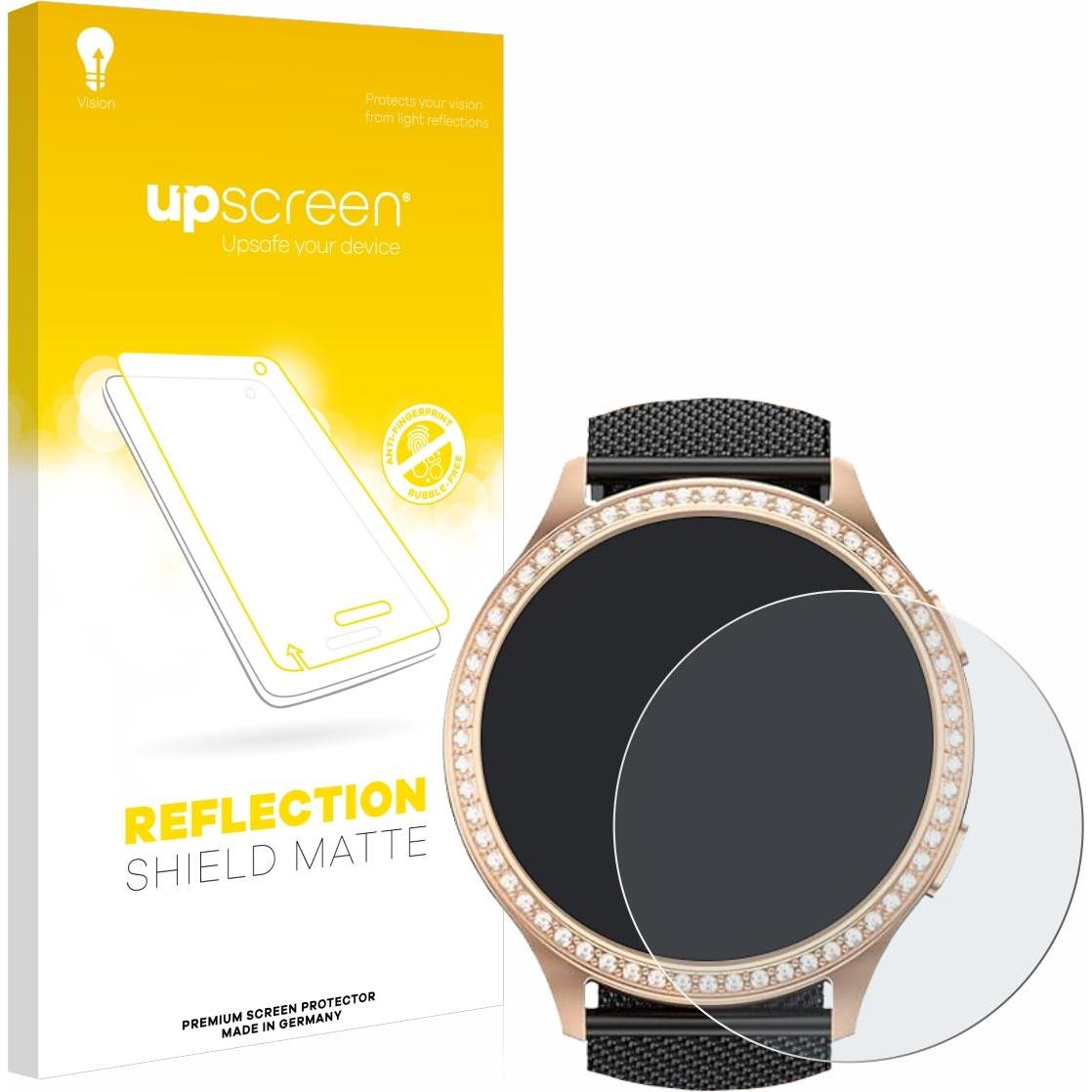 upscreen Schutzfolie Displayschutz Displayschutzfolie Folie Matt Entspiegelungsfolie, Smartwatch Schutzfolie, Grau