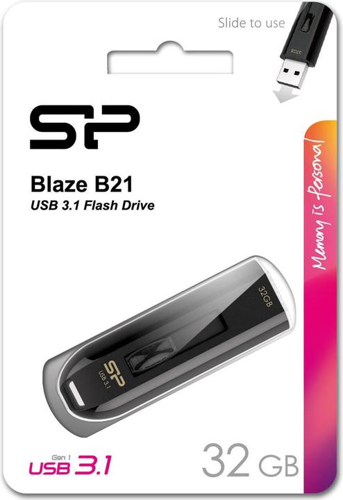 Image du produit Silicon Power Blaze B21 (32 Go, USB-A)